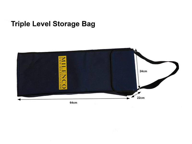 Milenco Triple Caravan & Motorhome Level – 3-Step Leveller with Solid Base & Carry Bag (2936)