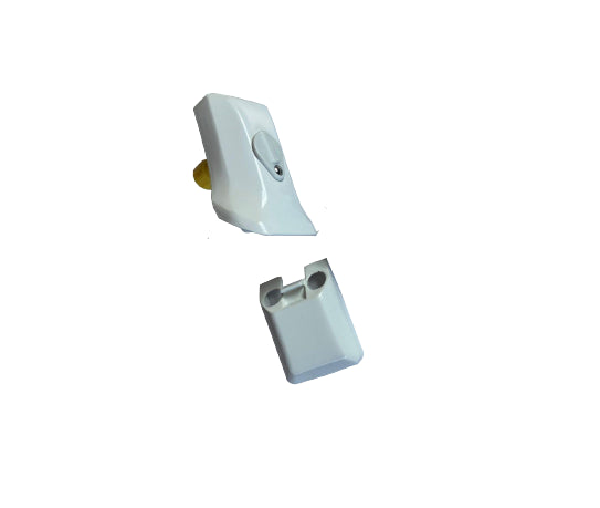 Milenco High-Security Van Door Lock – White Single (Sold Secure Gold Automotive, Hardened Steel, 3 Keys)