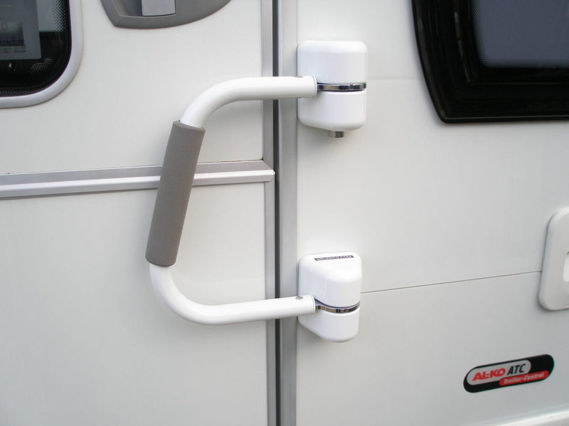 Milenco Security Hand Rail – Twin-Lock, Anti-Bump Grab Handle with 3-Position Lock (Caravan & Motorhome, SKU 5258)