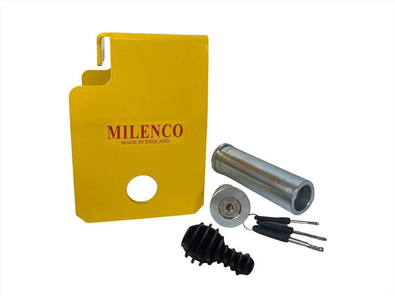 Milenco Super Heavy-Duty Knott Avonride Hitch Lock – Sold Secure Gold & Police Recommended (Carry Case, Security Ball, 3 Keys) – 2134