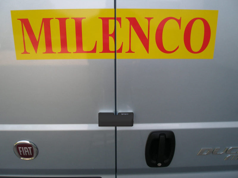 Milenco Van Door Lock – Black Twin Pack | High-Security Rear & Sliding Door Locks (Anti-Bump)