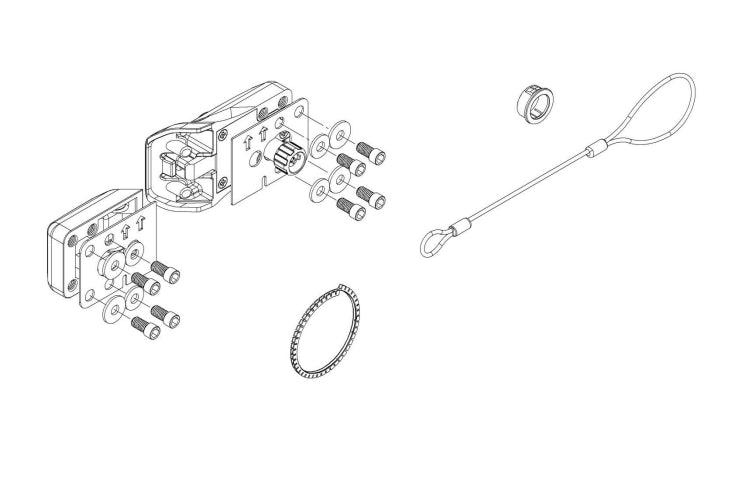 Milenco High-Security Van Door Lock – White Triple Pack (Sold Secure Gold Automotive, Hardened Steel, 3 Keys)