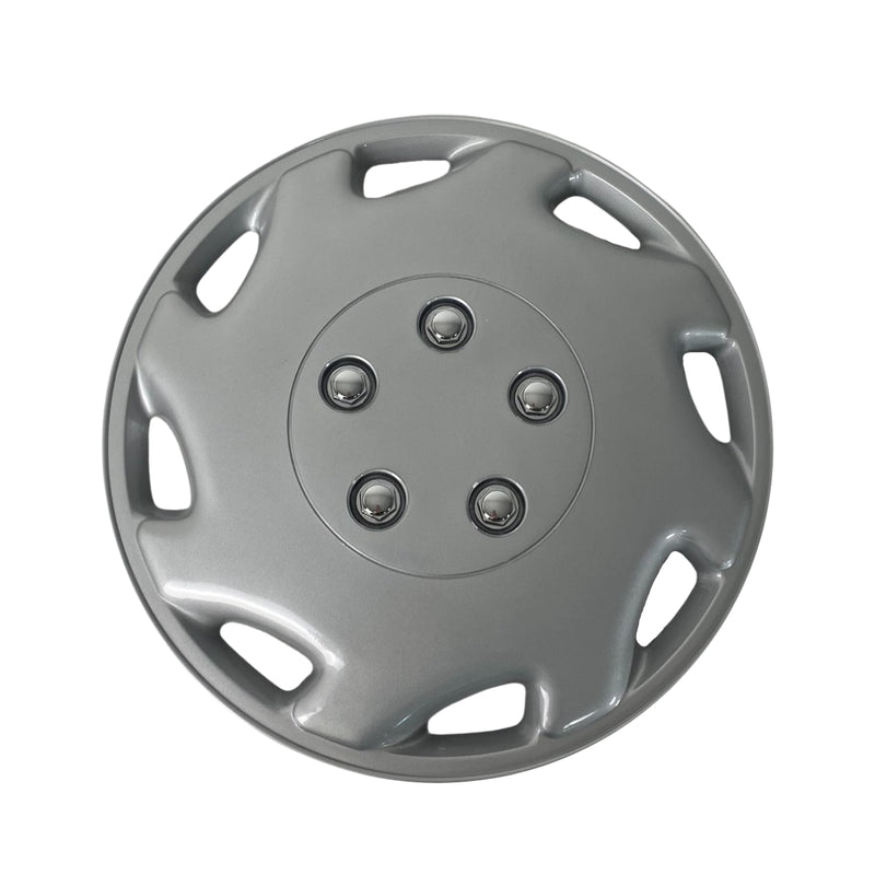 Milenco Silver Wheel Trims - 14" - Explorer 2008 Onwards - Caravan Steel Wheels - Set of 4 (440S)