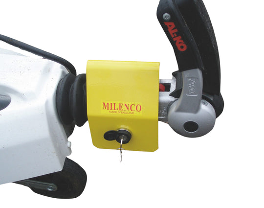 Milenco Lightweight AKS 3004 Hitch Lock – Insurance Approved (Not Sold Secure), Fits AL-KO AKS 2004/3004/AKS10 – 1.1kg, 2 Keys (4534)