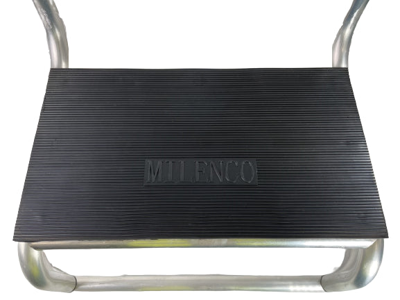 Milenco Aluminium Double Step with Rubber Tread – Non-Slip Caravan & Motorhome Step (360×210mm Tread)