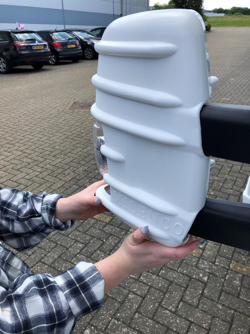 Ford Mirror Bumper Protectors x 2  (Black) Long Arm