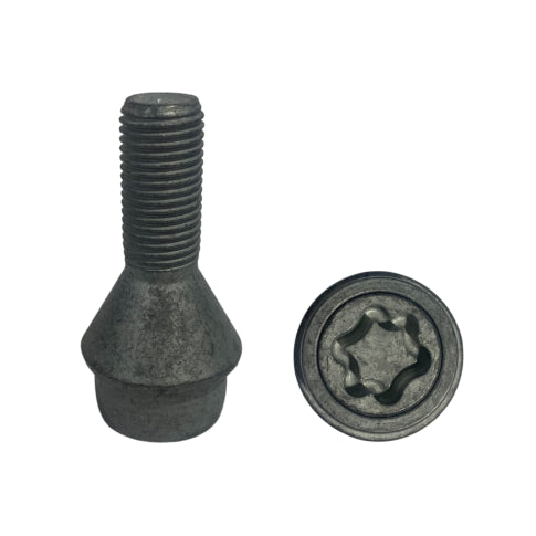 Milenco Locking Wheel Bolts – 16 mm – Fiat Ducato/Peugeot Boxer 16" Maxi Chassis (2007–2015, 2016+) – Set of 6 with Key – Thatcham & Insurance Approved (SKU 1939)