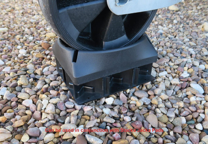 Milenco Jockey Pocket – Caravan Jockey Wheel Support for Soft Ground (Use with Stacka Levels)