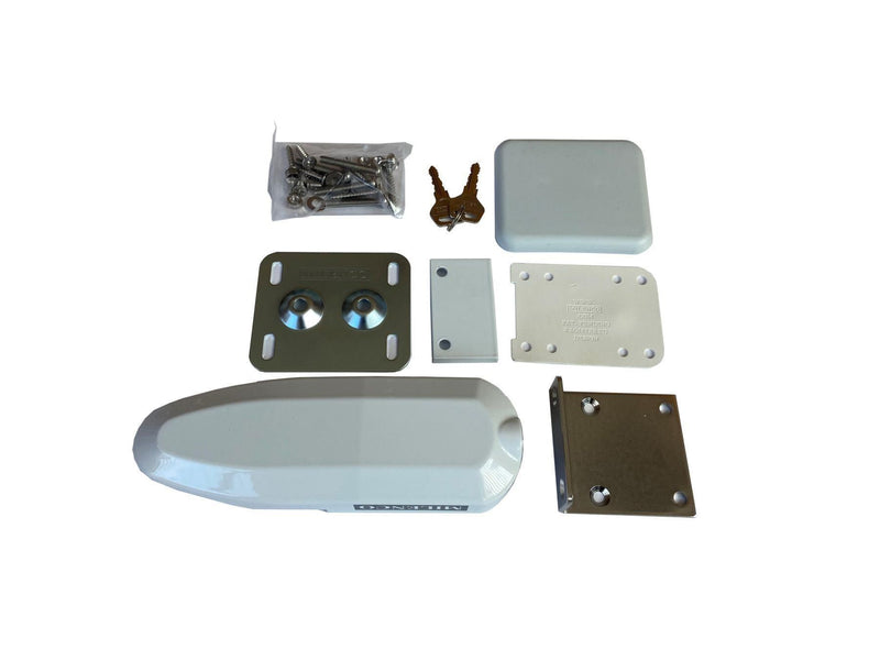 Milenco Multi Lock Door Lock – Single | High-Security, Rattle-Free (Locks Open/Closed, Anti-Bump, Multi-Mount)