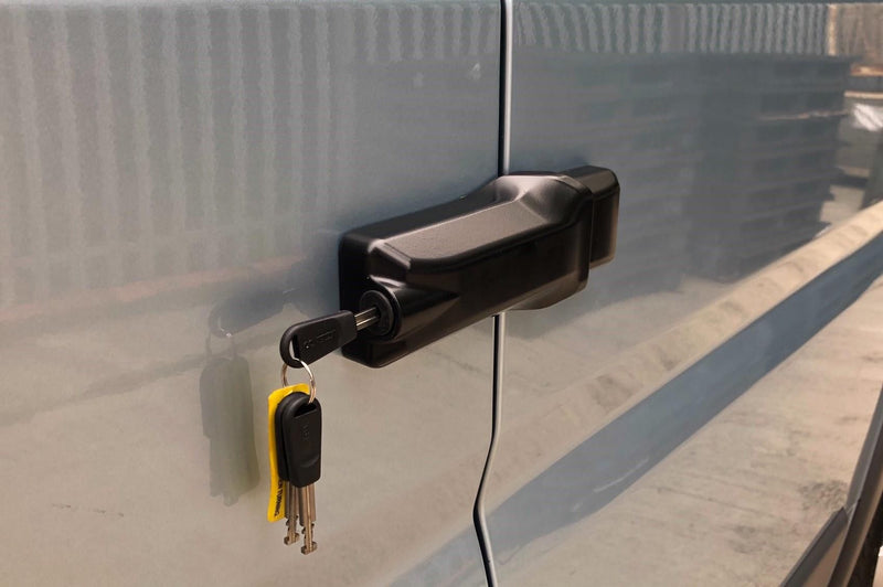 Milenco XLV Van Door Lock – Black Single (Aluminium, High-Security, Keyed-Alike, Weather Protected)
