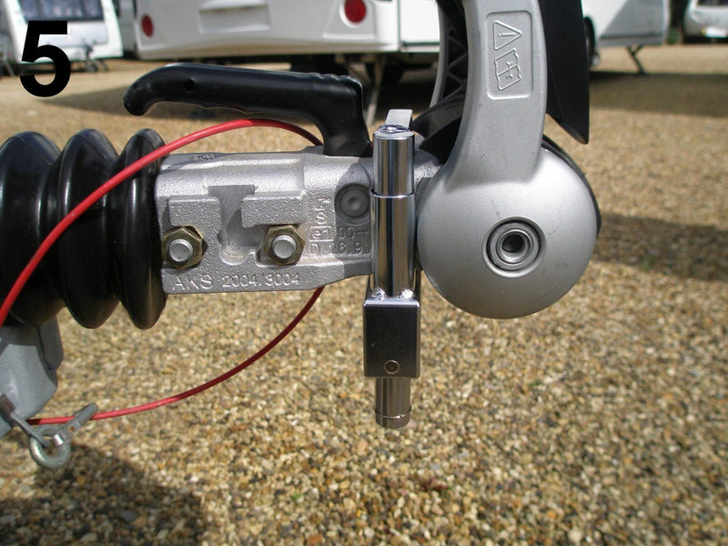 Milenco Compact AKS 3004 Hitch Lock – SCM MP03 & Sold Secure Gold Approved (Fits AL-KO AKS 2004/3004/AKS10) – 4992