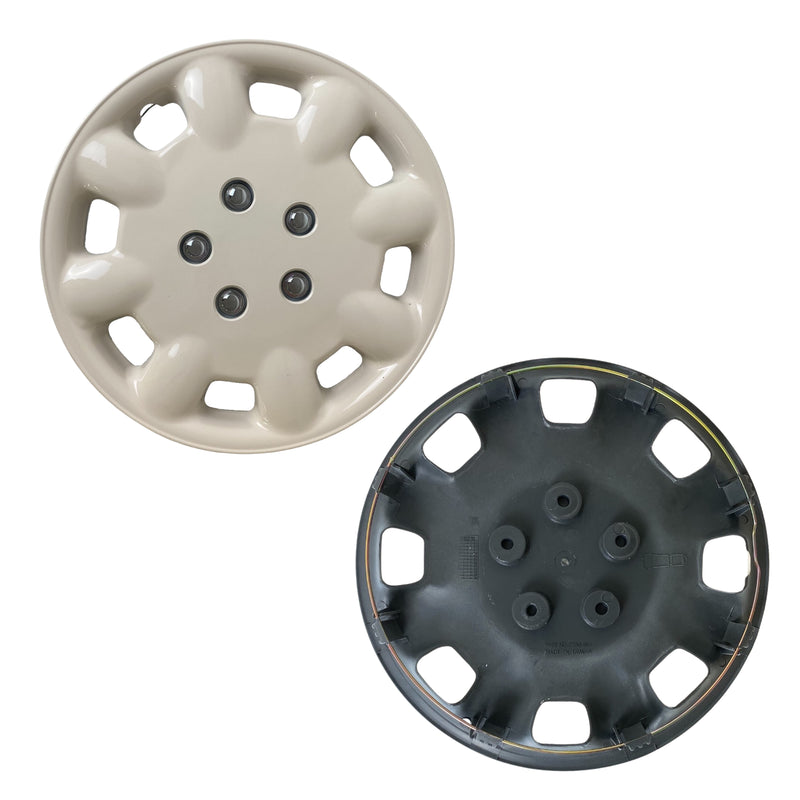 Milenco Magnolia Wheel Trims – 14" – Caravan/Trailer Steel Wheels – Set of 4 (433M)