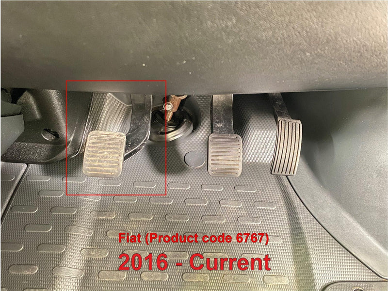 Milenco BC Pedal Lock for 2016 Onwards Manual Fiat Ducato, Peugeot Boxer and Citroen Relay