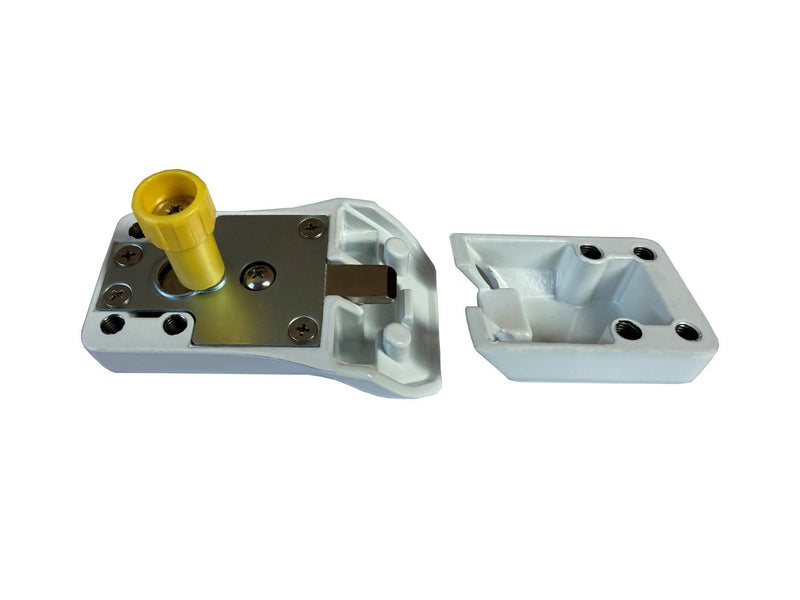 Milenco High-Security Van Door Lock – White Single (Sold Secure Gold Automotive, Hardened Steel, 3 Keys)