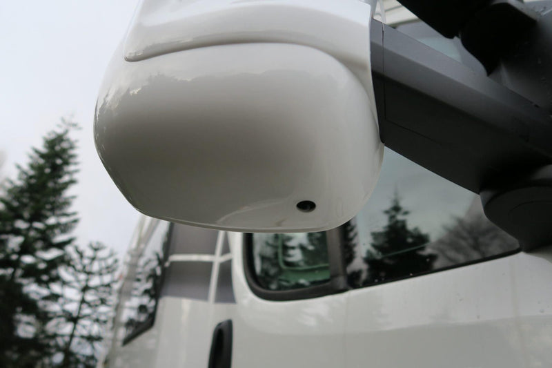 Mirror Bumper Protectors x 2  (White) Long Arm