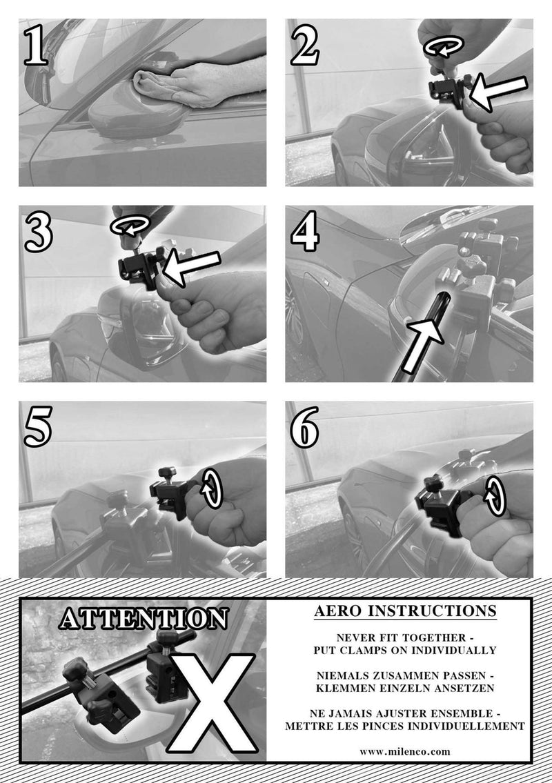 Milenco Aero 4 Convex Mirror (Single)