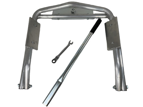 Milenco Lightweight Aluminium Wheel Leveller with Ratchet & Carry Case – 1000kg Per Wheel (Caravan 2000kg / Motorhome 4000kg)