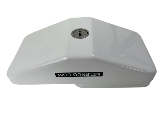 Milenco Door Lock – Single | High-Security Slide-Action Caravan & Motorhome Lock (Anti-Bump, Through-Wall Fit) – 2042