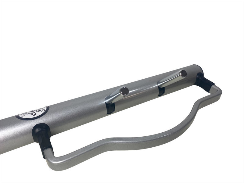 High Security Steering Wheel Lock Silver with Pad and Bag