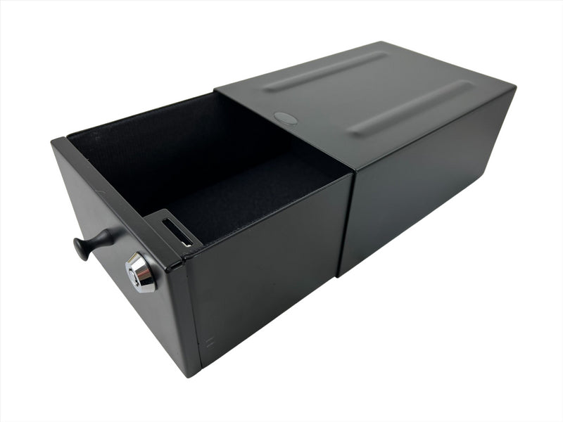 Milenco Caravan Safe – Floor-Mount Security Box with Fitting Kit (10×15×22cm), 2 Keys (1427)