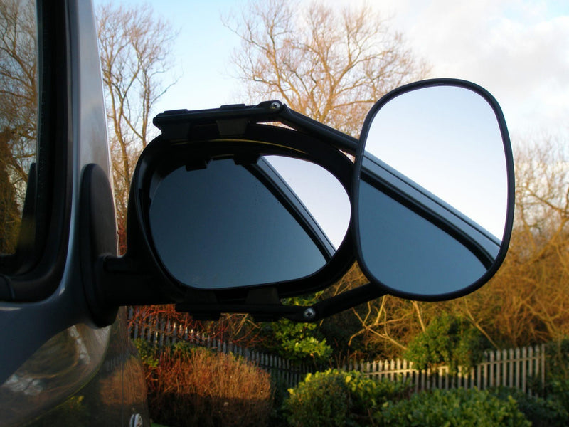 Milenco/MGI Steady XL Towing Mirror Flat Twin Pack Pair Caravan Trailer Horsebox