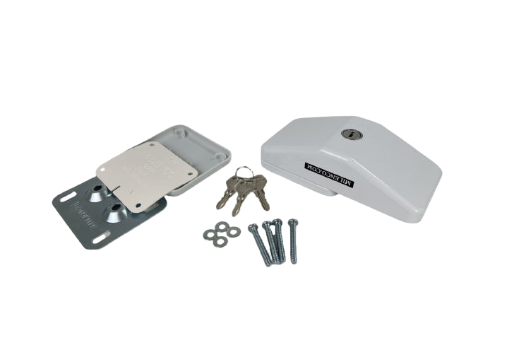 Milenco Door Lock – Triple Pack Keyed Alike | High-Security RV Locks (Anti-Bump, Slide Action, Through-Wall Fit) – 2059