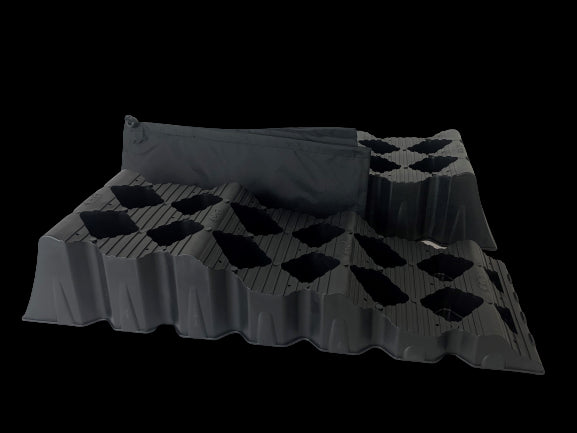 Milenco MGI 2 3-Step Level – Wheel-Pocket Levelling Ramp with Anti-Sink Base & High-Grip Leading Edge (5-T Max)