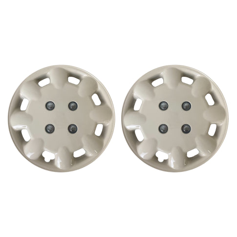 Milenco 333M Magnolia 13" Wheel Trims (Pair) – Caravan Wheel Covers as Used by Bailey