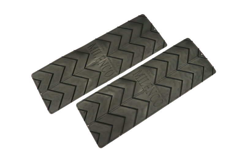 Milenco Heavy-Duty Barbed Grip Mats – Mud, Snow & Ice Recovery Traction Mats (75 × 25.5cm)