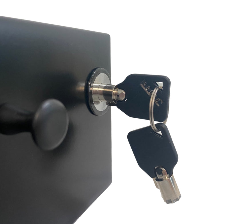 Milenco Vehicle Safe with Cable – Portable Car & Motorhome Security Box (10×15×22cm) – 2 Keys (1434)