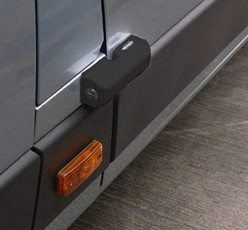 Milenco Van Door Deadlock – Black 3-Pack Keyed Alike | Rear & Sliding Door High-Security Locks (Anti-Bump)