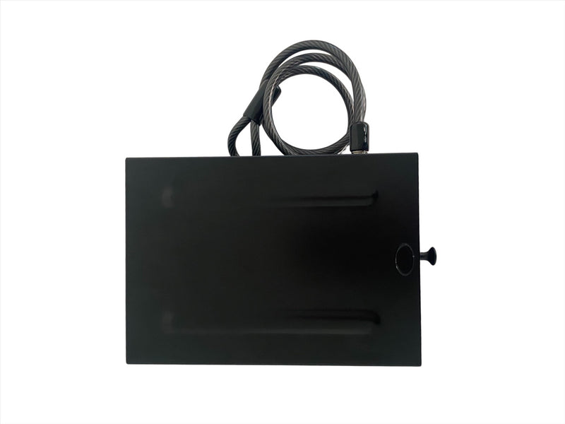 Milenco Vehicle Safe with Cable – Portable Car & Motorhome Security Box (10×15×22cm) – 2 Keys (1434)