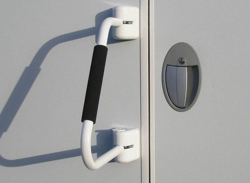 Milenco Large Security 41 Hand Rail & Locks – Twin-Lock, Anti-Bump Caravan & Motorhome Grab Handle (SKU 2066)