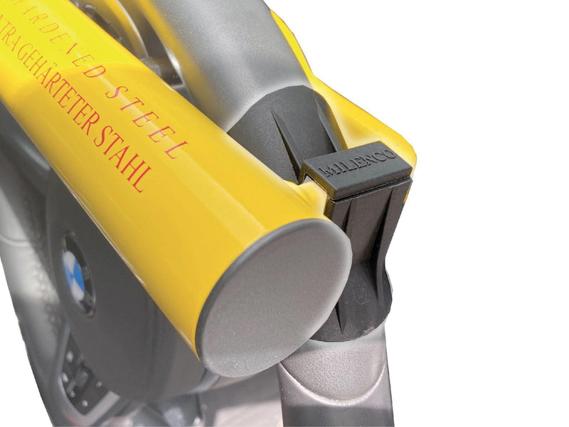 Milenco High-Security Steering Wheel Lock+ Yellow - Ultimate Vehicle Security and Theft Deterrent