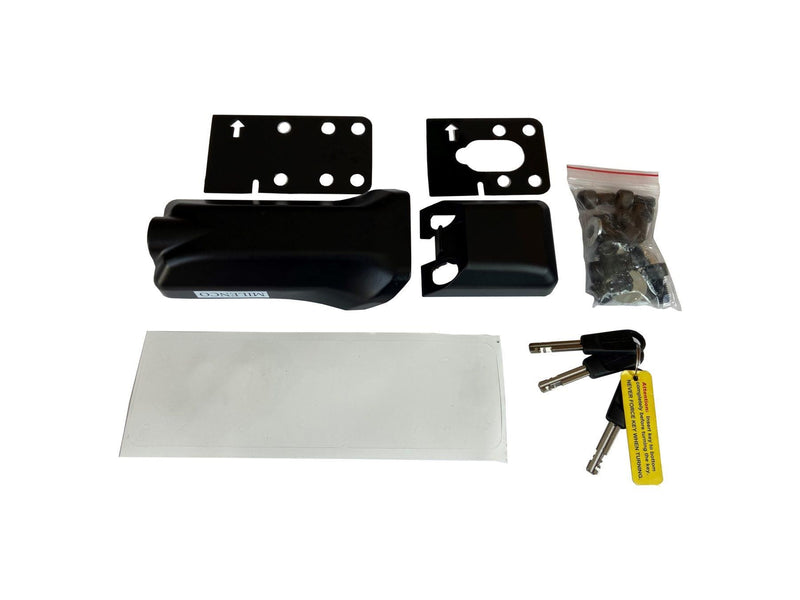 Milenco XLV Van Door Lock – Black Single (Aluminium, High-Security, Keyed-Alike, Weather Protected)