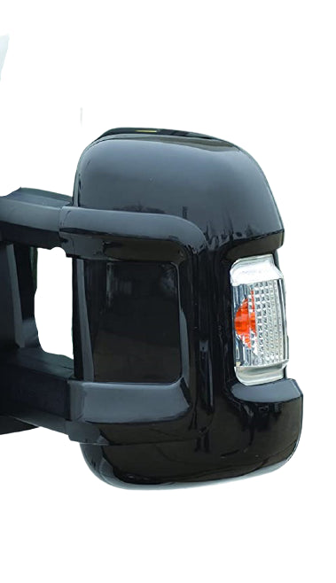 Milenco Motorhome Mirror Protectors - Black Pair (Short Arm)