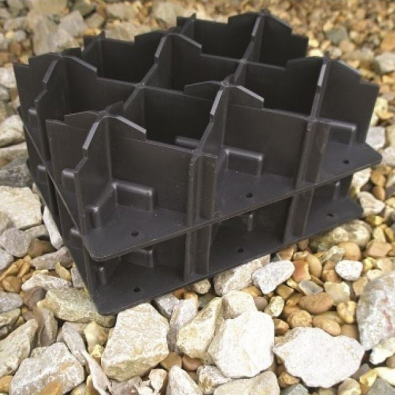 Milenco Stacka Jacka Pads (Set) – Heavy-Duty Interlocking Levelling Pads, 40mm Lift per Pad (160mm with 4)