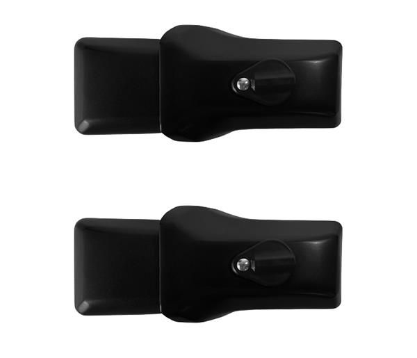 Milenco High-Security Van Door Lock – Black Twin Pack (Sold Secure Gold Automotive, Hardened Steel, 3 Keys)