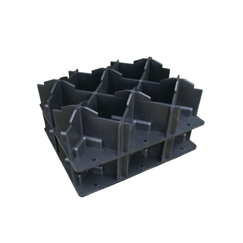 Milenco Stacka Jacka Pads (Set) – Heavy-Duty Interlocking Levelling Pads, 40mm Lift per Pad (160mm with 4)