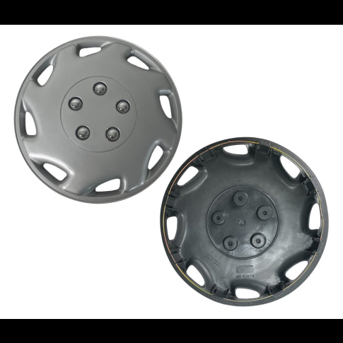 Milenco Silver Wheel Trims - 14" - Explorer 2008 Onwards - Caravan Steel Wheels - Set of 4 (440S)