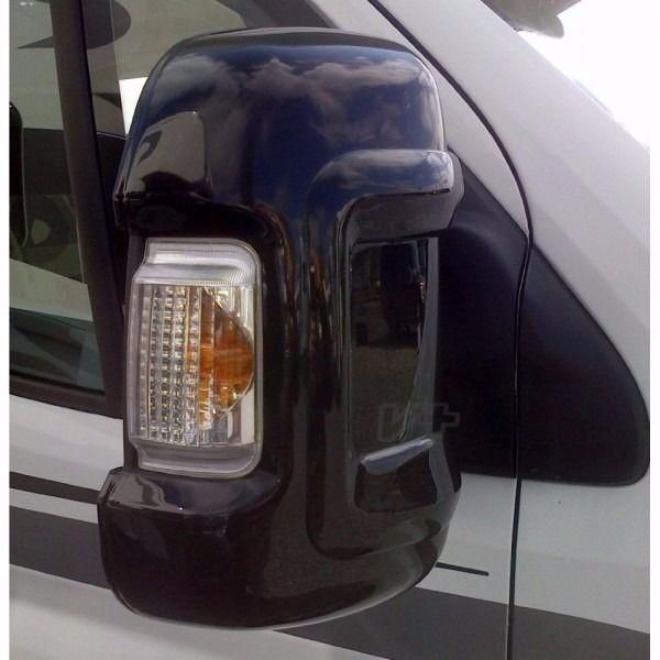 Milenco Motorhome Mirror Protectors - Black Pair (Short Arm)