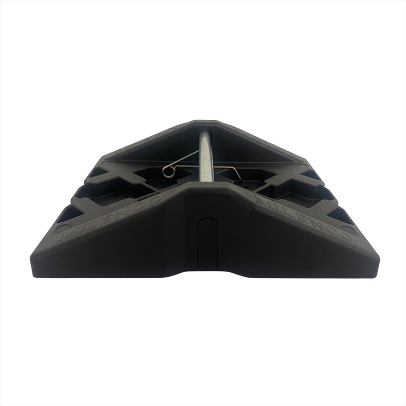Milenco Stacka Corner Feet (Set of 4) – Rattle-Proof, Spring-Loaded Corner Steady Feet for Caravans