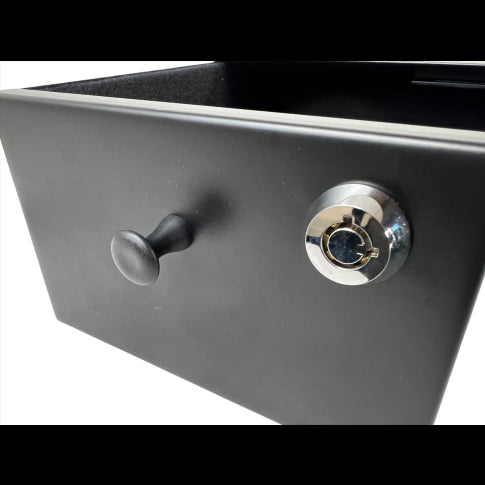 Milenco Caravan Safe – Floor-Mount Security Box with Fitting Kit (10×15×22cm), 2 Keys (1427)