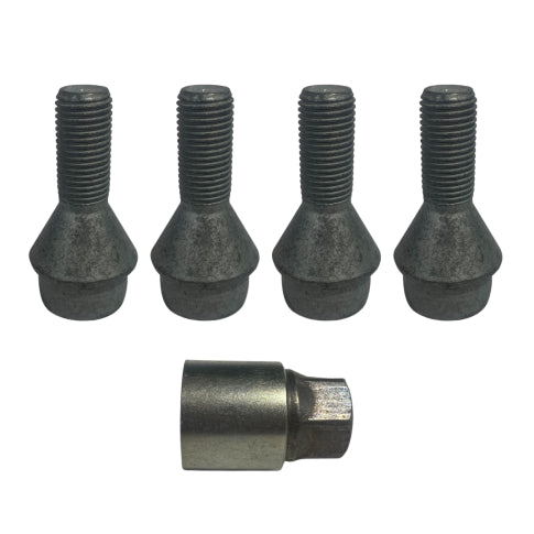 Milenco Locking Wheel Bolts – Motorhome 15" (Set of 4, M14) for Fiat Ducato / Peugeot Boxer Non-Maxi – Thatcham Approved (1915) - Milenco security products offering high-level protection for caravans and motorhomes, including wheel locks, hitchlocks and door locks - My Milenco