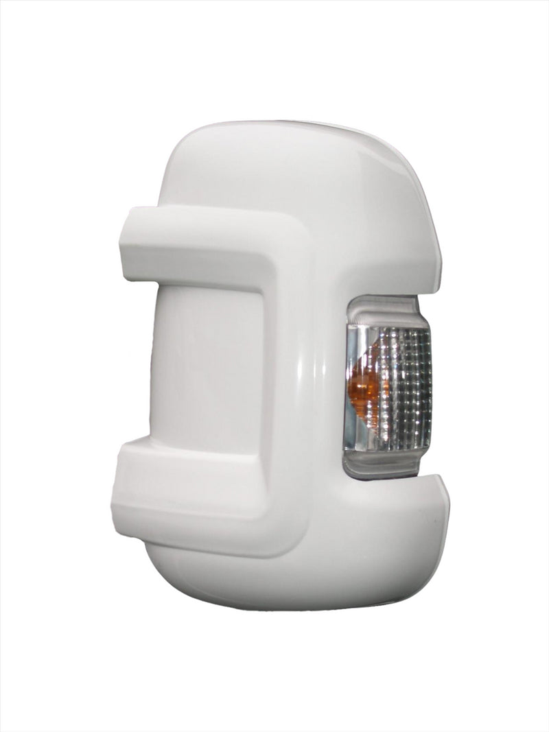 Mirror Bumper Protectors x 2  (White) Short Arm