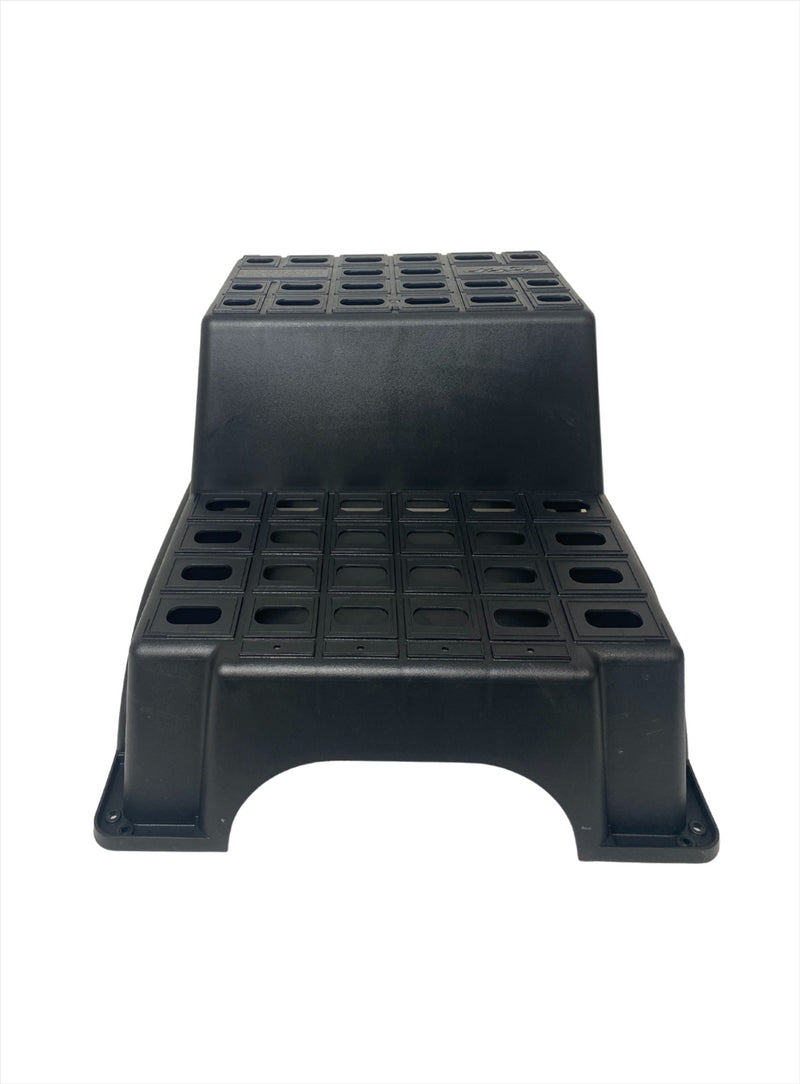 Milenco MGI Double Plastic Step – Non-Slip Caravan & Motorhome Step (200kg, Recycled Plastic, Made in UK)