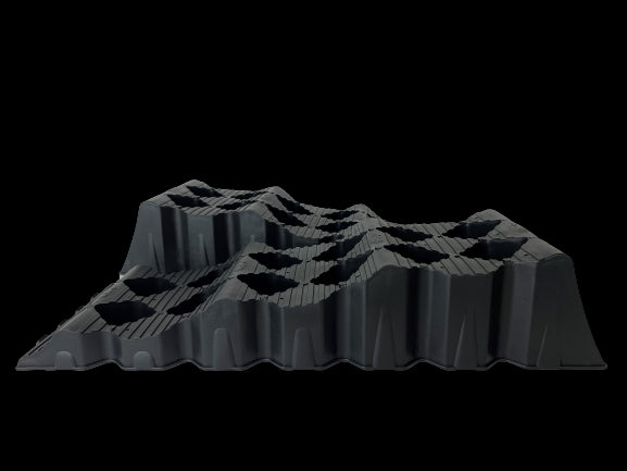 Milenco MGI 2 3-Step Level – Wheel-Pocket Levelling Ramp with Anti-Sink Base & High-Grip Leading Edge (5-T Max)