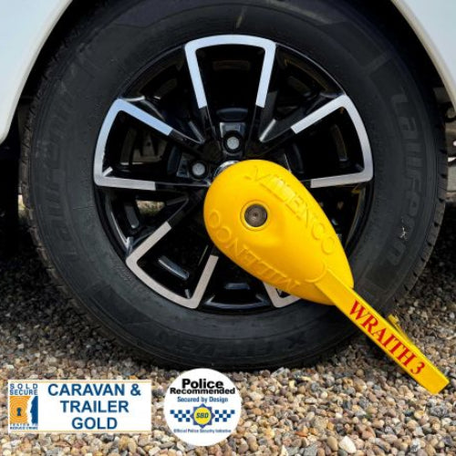 Milenco Wraith 3 Caravan Wheel Lock Clamp