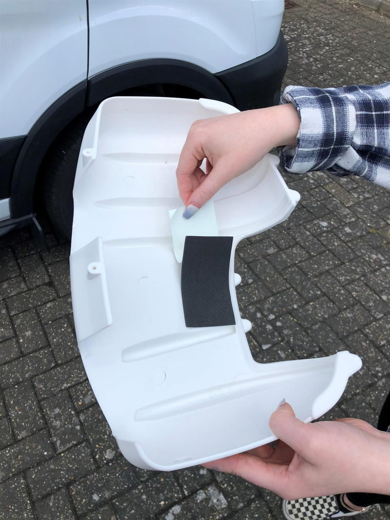 Ford Mirror Bumper Protectors x 2  (Black) Long Arm