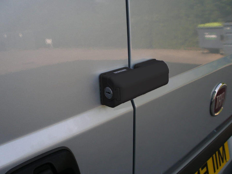 Milenco Van Door Deadlock – Single Black | High-Security Rear & Sliding Door Lock (Anti-Bump)